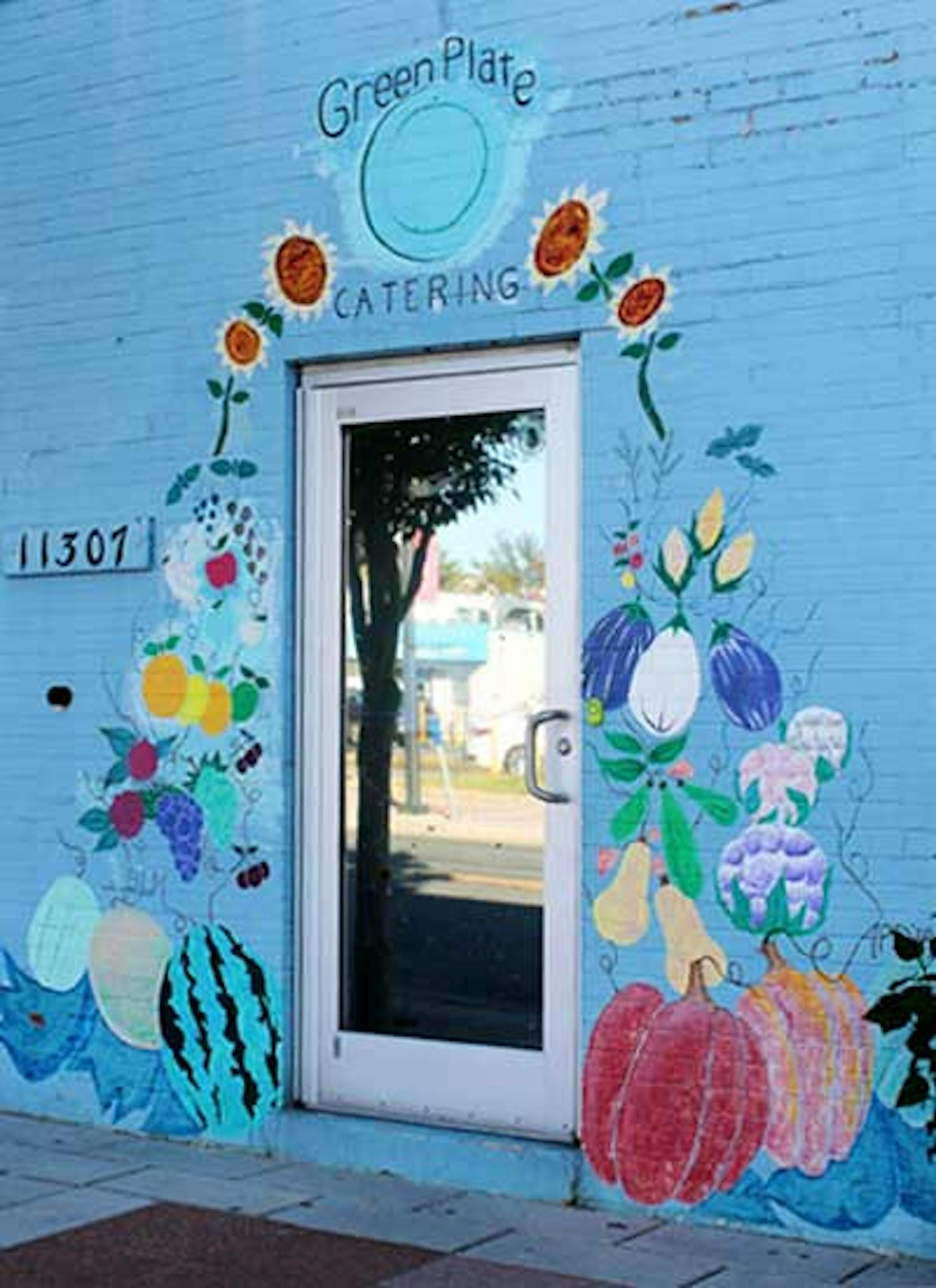 The Green Plate Catering storefront in Silver Spring, Maryland